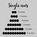 Glitter Bottle Trays